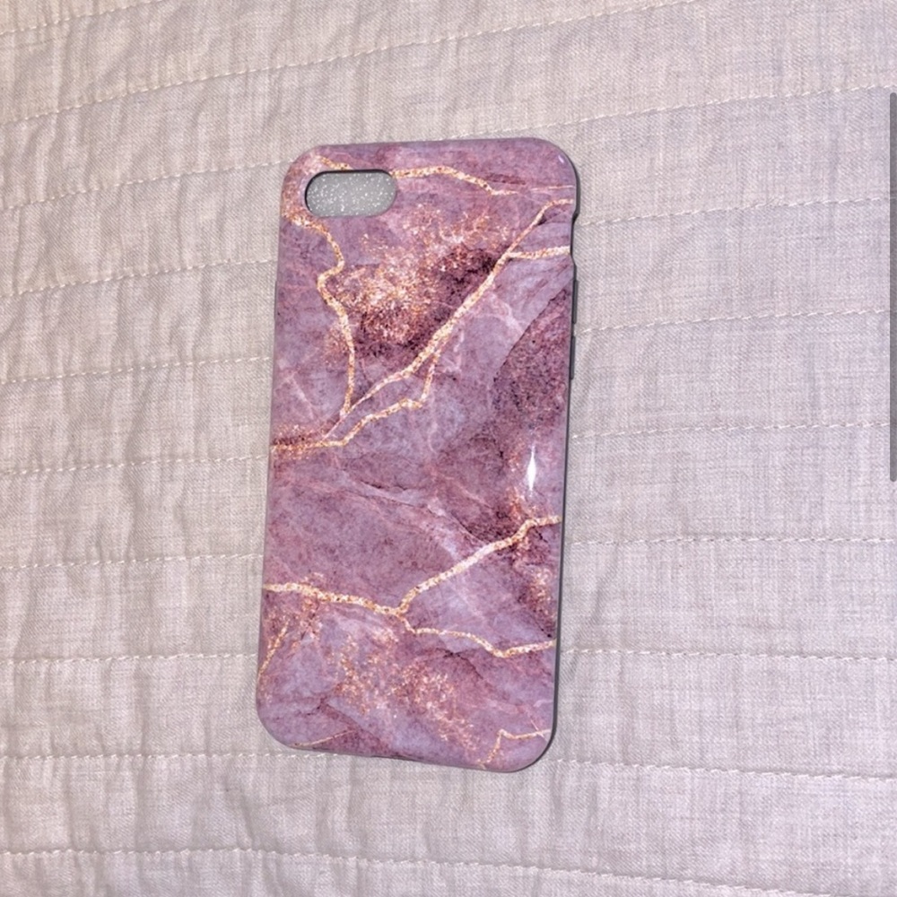 pink marble iPhone case